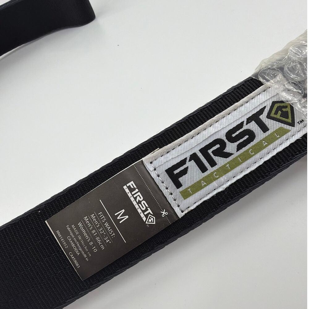 First Tactical Unisex Black Belt 1.75” Size M - Picture 5 of 9